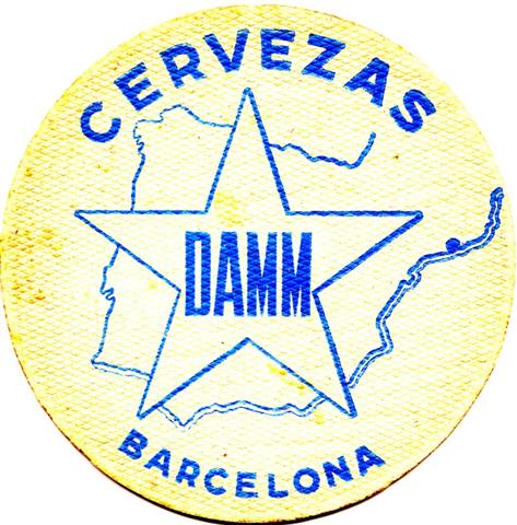 barcelona ca-e damm damm rund 1a (200-cervezas damm-blau)